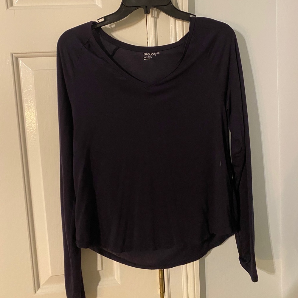 Gap Navy Blue Long Sleeve Top!